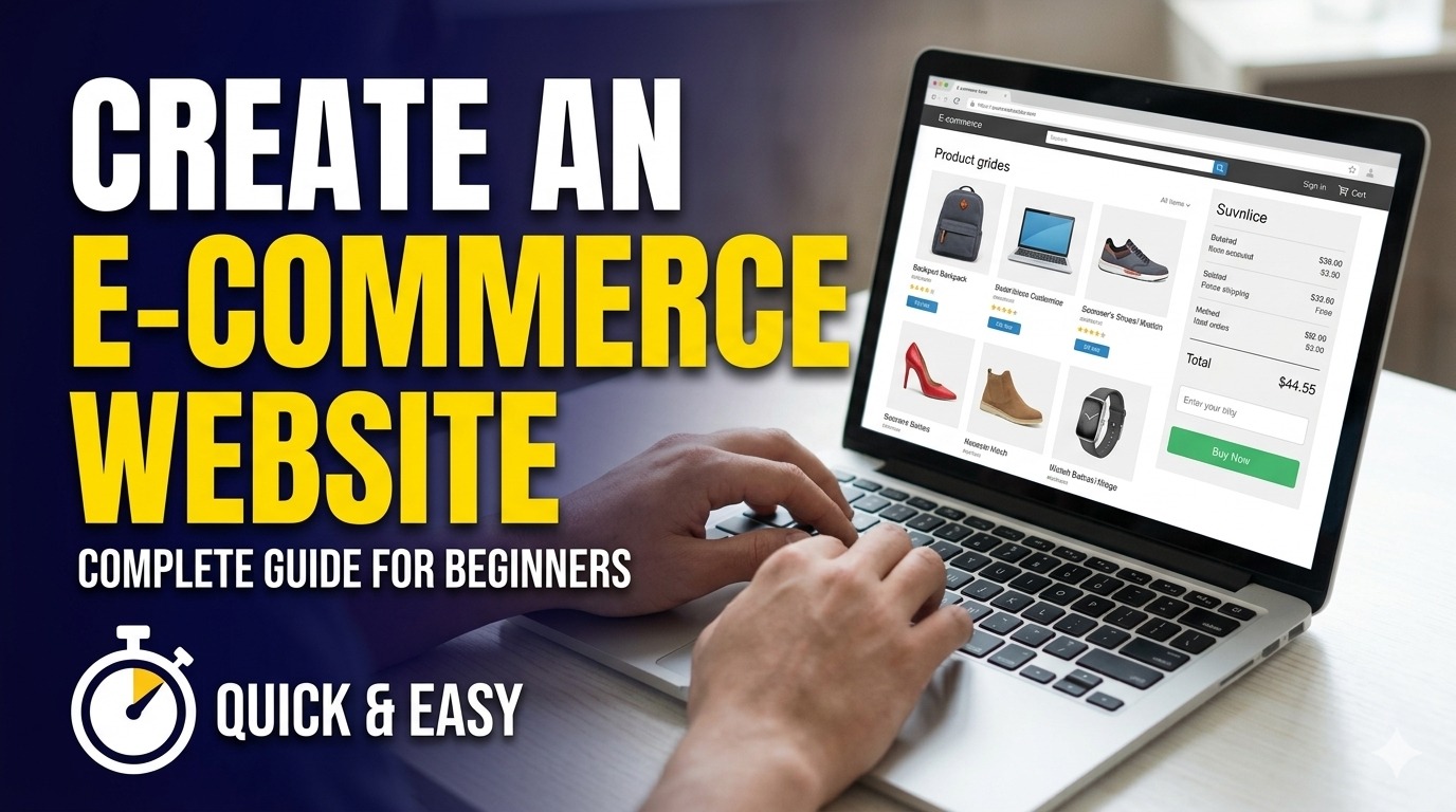 Create E Commerce Website image- theblueit.com