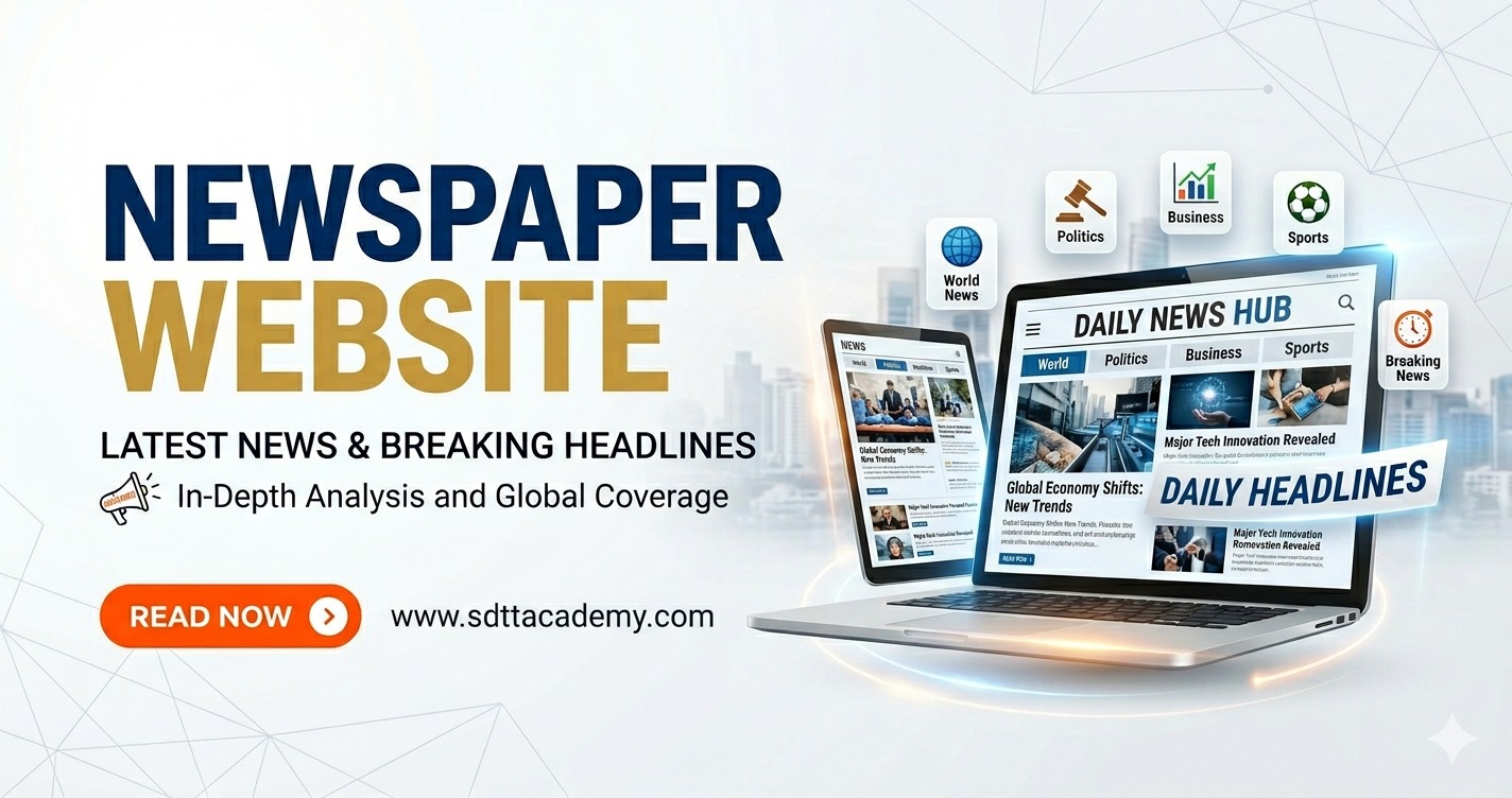 Newspaper Website Image - theblueit.com